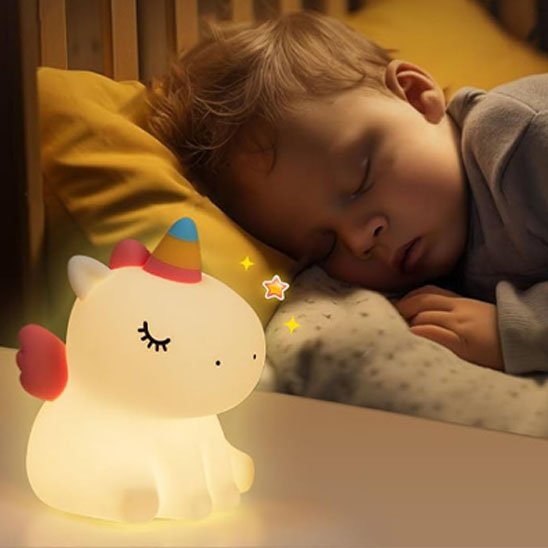 Veilleuse bébé | Licorne Magiclights - Sourire Bébé