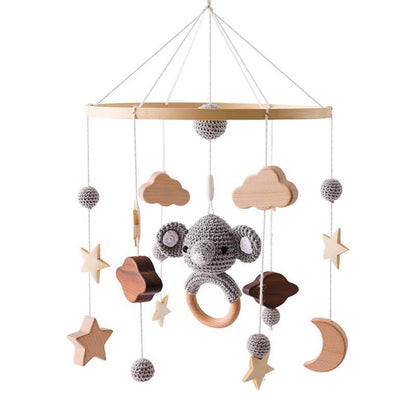MOBILE LIT BEBE - RainbowDream™ - Elephant - Sourire Bébé