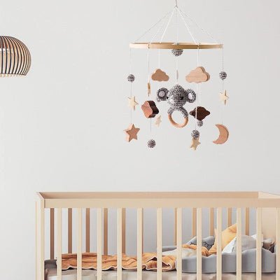 MOBILE LIT BEBE - RainbowDream™ - Elephant - Sourire Bébé