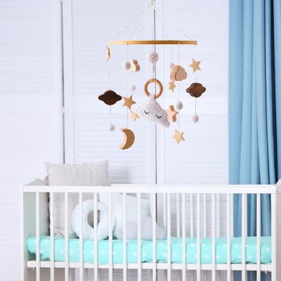 MOBILE LIT BEBE - RainbowDream™ - Nuage - Sourire Bébé