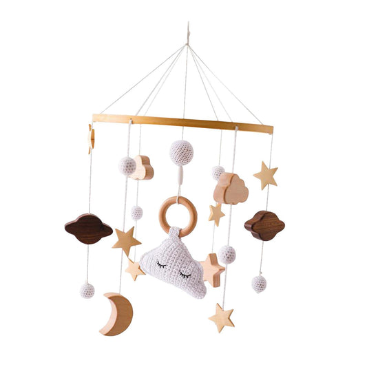 MOBILE LIT BEBE - RainbowDream™ - Nuage - Sourire Bébé