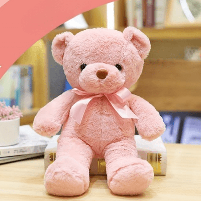 Ours En Peluche - CuteTeddyBearPlush™ - Rose - Sourire Bébé