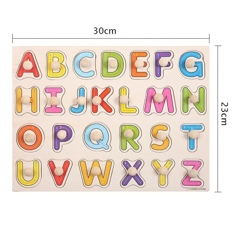 Puzzle bois Montessori | Artisanal créatif - Sourire Bébé