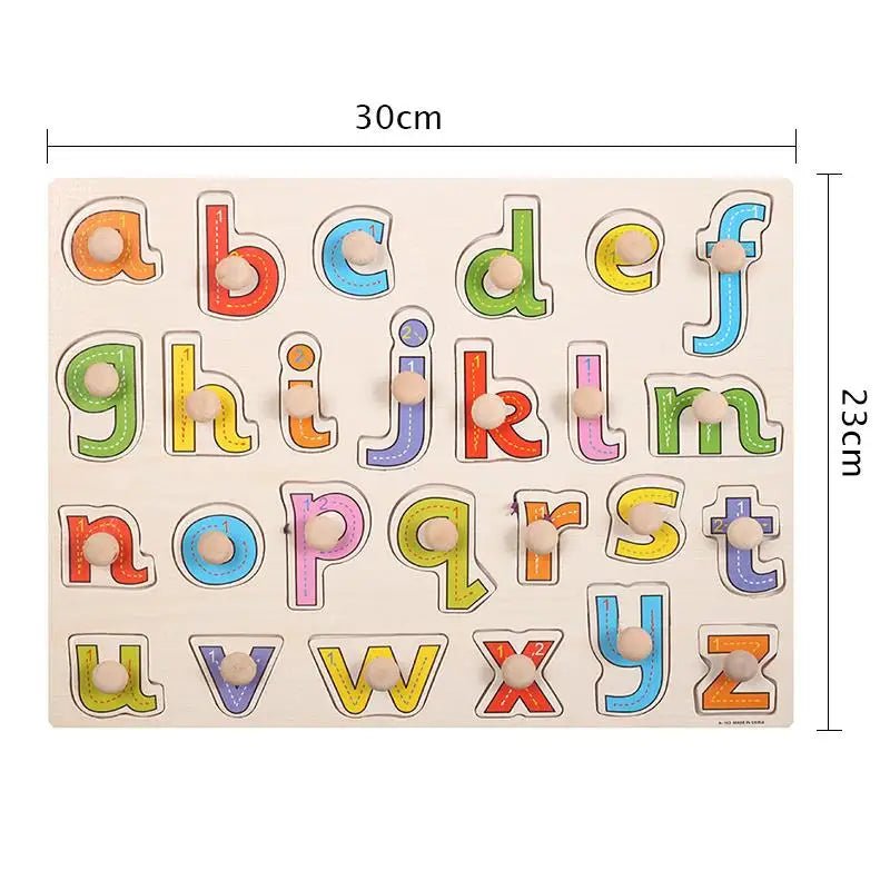 Puzzle bois Montessori | Artisanal créatif - Sourire Bébé