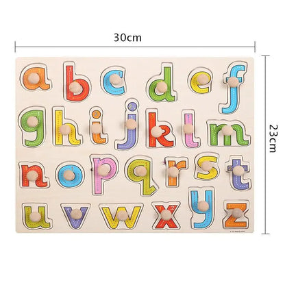 Puzzle bois Montessori | Artisanal créatif - Sourire Bébé