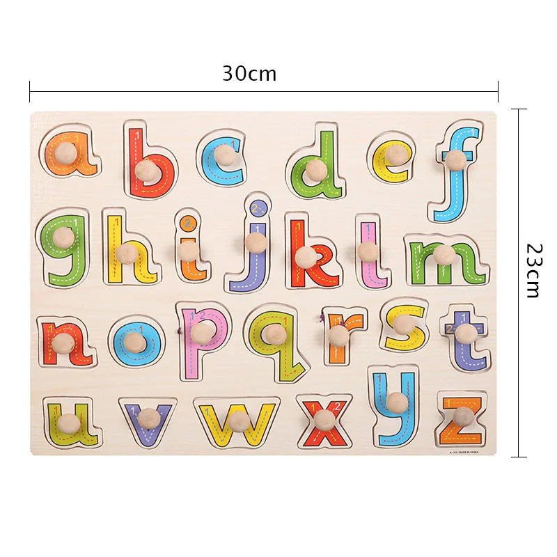 Puzzle bois Montessori | Artisanal créatif - Sourire Bébé