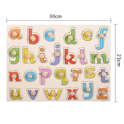 Puzzle bois Montessori | Artisanal créatif - Sourire Bébé