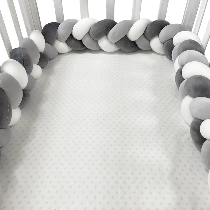 tresse de lit noir blanc