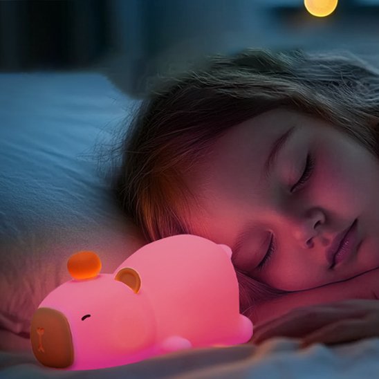 Veilleuse bébé | Capybara MagicLights - Sourire Bébé