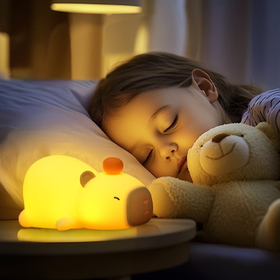 Veilleuse bébé | Capybara MagicLights - Sourire Bébé
