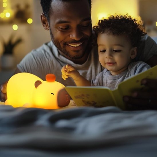 Veilleuse bébé | Capybara MagicLights - Sourire Bébé