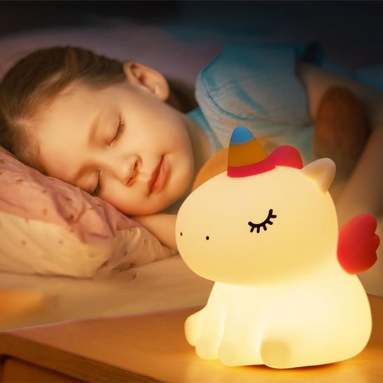 Veilleuse bébé | Licorne Magiclights - Sourire Bébé