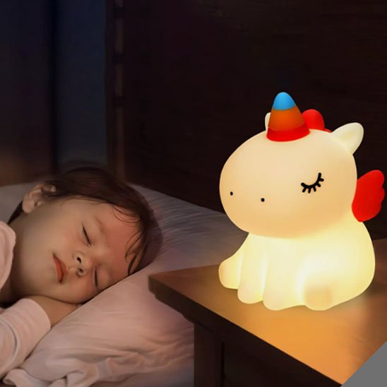 Veilleuse bébé | Licorne Magiclights - Sourire Bébé