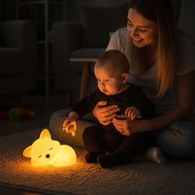 Veilleuse Renard | Renard MagicLights - Sourire Bébé